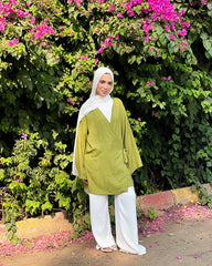 Pistachio Poncho Blouse